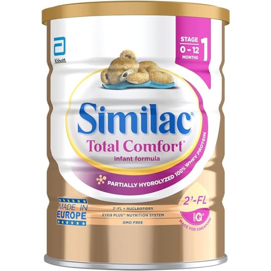 Similac Abbott Total Comfort Infant Formula, imported, 1 section (for infants 0-12 months), 820g (28.9oz) can (total of 8 cans)